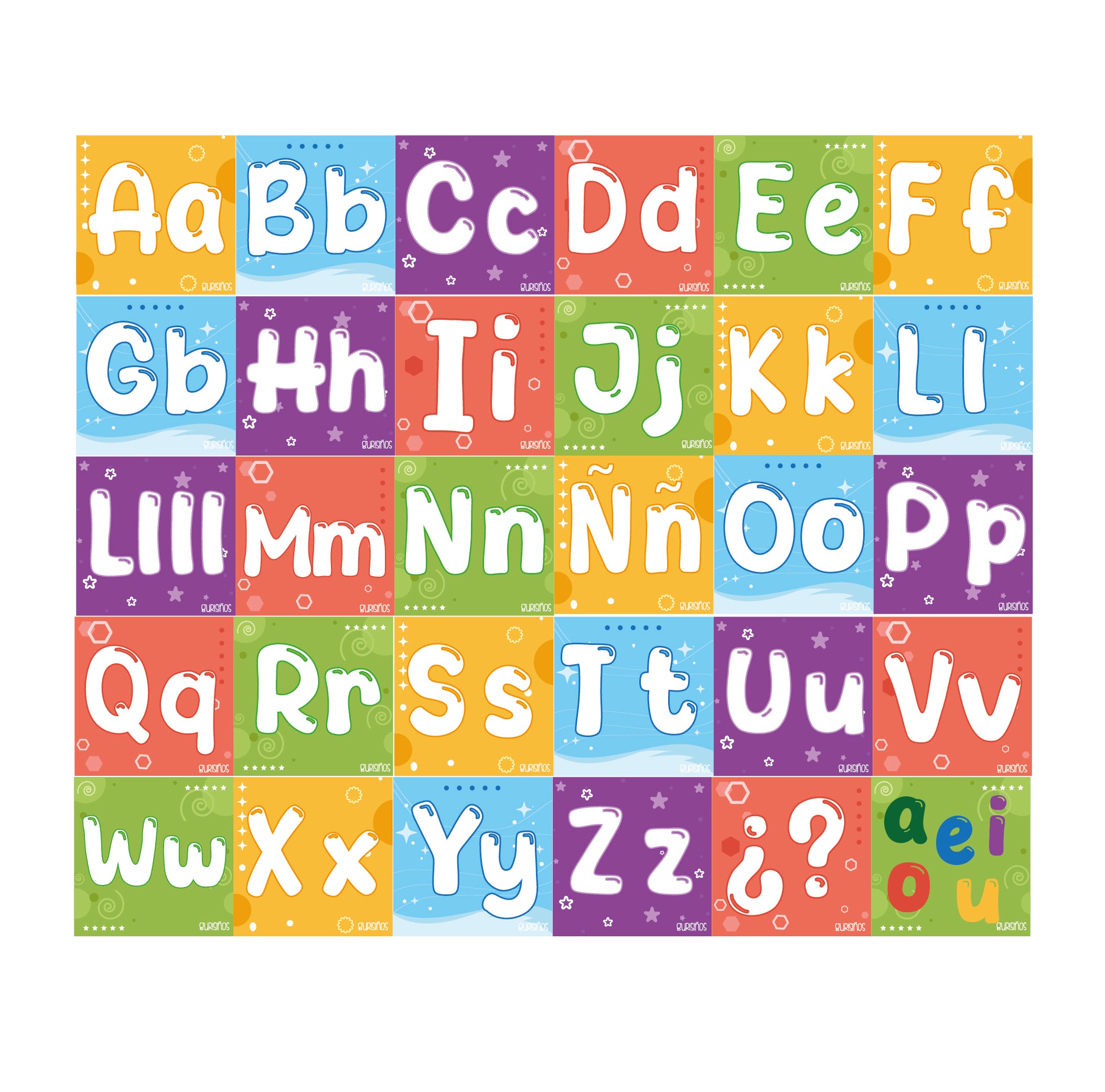 ABC -ABECEDARIO MAGNÉTICO EDUCATIVO – 30 TARJETAS