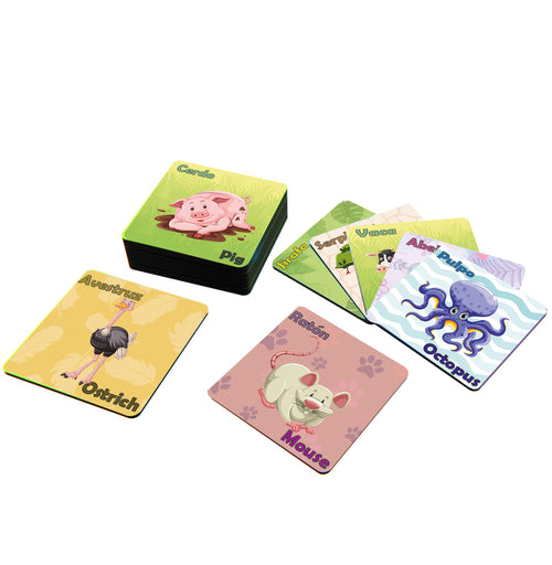 ANIMALIA – Juego Educativo de animales Tarjetas Magnéticas (30 piezas)